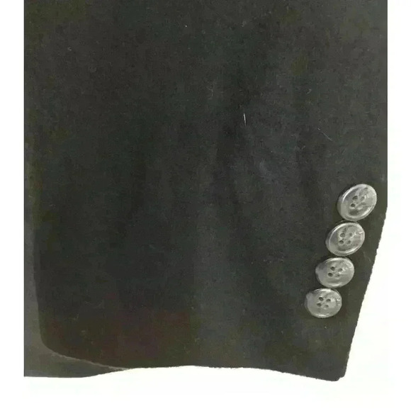 Vintage Bill Blass Men's Black Camel Hair Blazer Size 40 3-Button - Picture 3 of 6